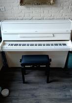 Zimmerman wit met piano kruk, Muziek en Instrumenten, Ophalen of Verzenden, Gebruikt, Wit