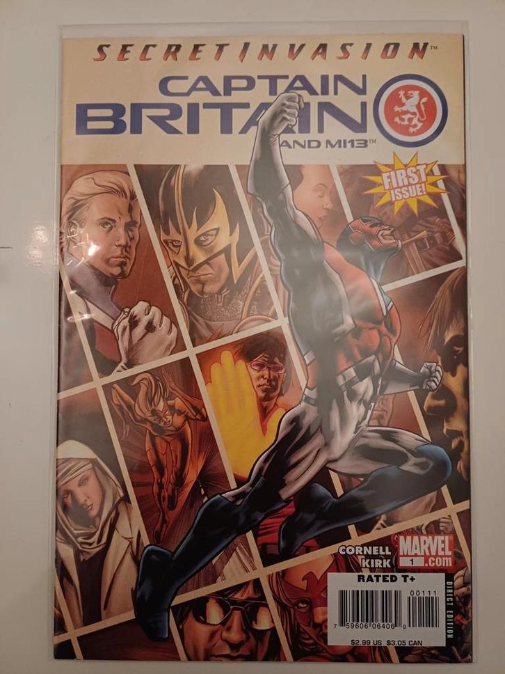 Captain Britain and MI13 1 t/m 14, Boeken, Strips | Comics, Zo goed als nieuw, Meerdere comics, Amerika, Ophalen of Verzenden