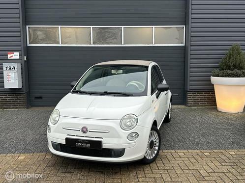 Fiat 500 1.2 Lounge, cabrio, Lmv, apk 09-2025, Auto's, Fiat, Bedrijf, Te koop, 500C, ABS, Airbags, Alarm, Bluetooth, Boordcomputer