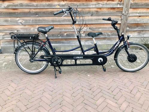 Huka Copilot ouder/kind tandem elektrisch, Fietsen en Brommers, Fietsen | Tandems, Gebruikt, Minder dan 10 versnellingen, Minder dan 49 cm