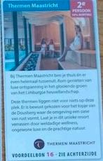 Kortingsbon Thermen Maastricht, Twee personen, Kortingsbon, Spa of Sauna