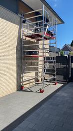 Altrex rolsteiger RS 42S full safe quick + aanhanger Deluxe, Doe-het-zelf en Verbouw, Steigers, Ophalen, Zo goed als nieuw, Rolsteiger of Kamersteiger