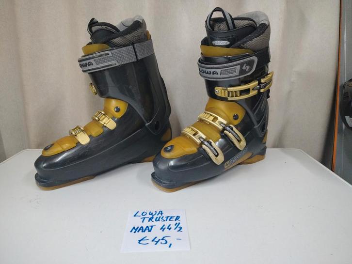 Lowa skischoenen Soft Flex 88 Truster maat 44 1/2 antraciet, Sport en Fitness, Skiën en Langlaufen, Gebruikt, Schoenen, Skiën