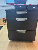 Bureau kastje zwart, Huis en Inrichting, Bureaus, Ophalen, Zo goed als nieuw, Bureau