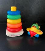 Fisher Price Speelgoed Set - Stapeltoren & Vliegtuig, Ophalen of Verzenden, Gebruikt, Overige typen, Met geluid