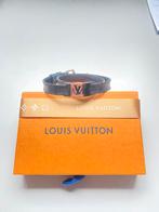 Louis Vuitton Sign It Bracelet, Leer, Ophalen of Verzenden, Zo goed als nieuw, Zwart