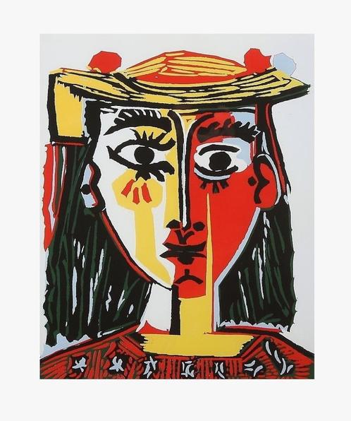 Pablo Picasso - Buste de Femme - Litho, Antiek en Kunst, Kunst | Litho's en Zeefdrukken, Ophalen of Verzenden