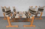 france and son, mid century chairs, Ophalen, Gebruikt, Bruin, Stof
