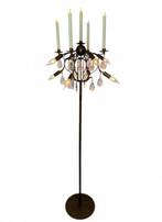 Linea Verdace vloerlamp Baroque kandelaar incl. lampjes VdlM, Ophalen, Nieuw, Glas, Barok lampje castle fourniture lamp staande kroonluchter