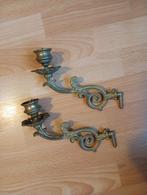 Kaarsenhouders, Antiek en Kunst, Antiek | Kandelaars, Ophalen of Verzenden, Koper of Brons