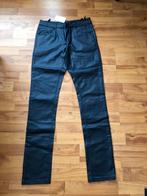 Blauwe glanzende stretch broek maat 36, Ophalen, Nieuw, W28 - W29 (confectie 36)