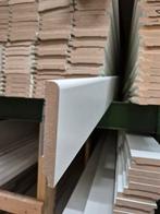 12x90mm plint afgerond 240cm lang 9010 gegrond AANBIEDING!, Ophalen, ., Nieuw, Mdf