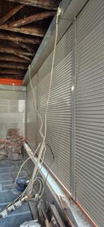 Rolluiken 242 en 135 breed, Ophalen, Gebruikt, 200 cm of meer, Wit