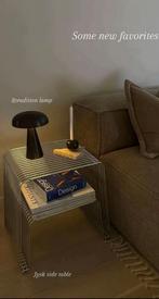 Jysk bijzettafel chrome, Huis en Inrichting, Ophalen of Verzenden, Zo goed als nieuw