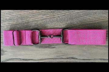 Glitter Roze - Zwart - Paardrij Riem - Trensriem - Paardrijr beschikbaar voor biedingen