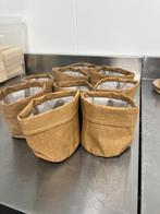 Plantenbakje / Mandje 9 stuks, Ophalen, Overige materialen, Mand, Rond
