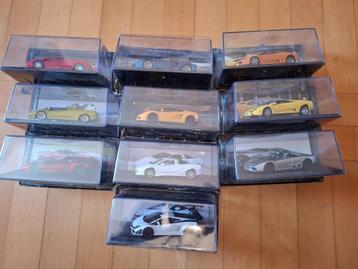LOT 10 MODELS LAMBORGHINI CAR 1/43 SCALE beschikbaar voor biedingen