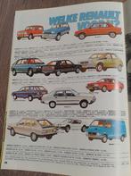 Renault Revue juli 1983 autofolder, Boeken, Auto's | Folders en Tijdschriften, Ophalen of Verzenden, Nieuw, Renault