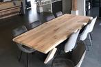 Boomstam planken tafels, Ophalen, Nieuw, Vijf personen of meer, Rechthoekig