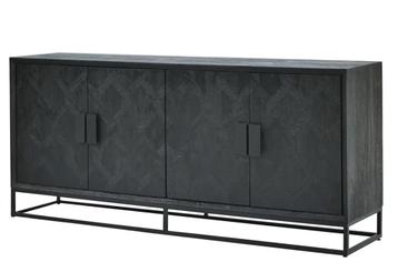 Dressoir Newcastle 195 cm | Black | Nu Extra Voordelig!  beschikbaar voor biedingen