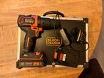 Black & Decker Accu Boormachine met klopfunctie, Doe-het-zelf en Verbouw, Gereedschap | Boormachines, Ophalen of Verzenden, Minder dan 400 watt