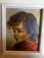 vintage portret kind op canvas Corelli I, Ophalen, Huis en Inrichting
