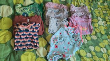 Pakketje meisjeskleding mt 86/92 beschikbaar voor biedingen