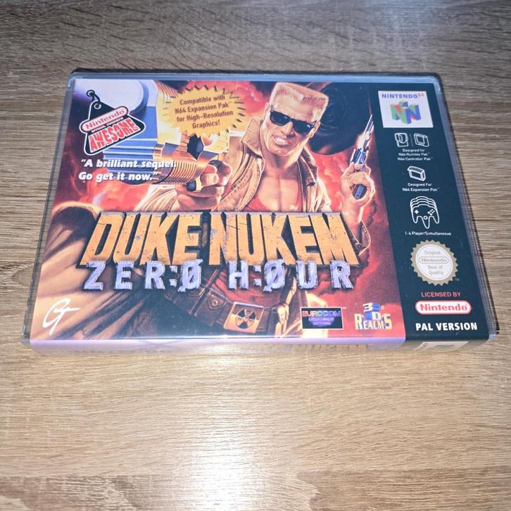 Duke Nukem Zero Hour N64 Game case, Spelcomputers en Games, Games | Nintendo 64, Zo goed als nieuw, Verzenden