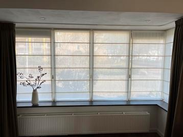 4 HEMA vouwgordijnen linnen (transparant) beschikbaar voor biedingen