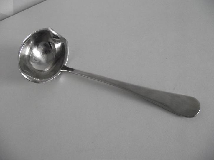 8 st vintage Hollands Glad bestek 4x opscheplepels per stuk, Antiek en Kunst, Antiek | Bestek, Ophalen of Verzenden