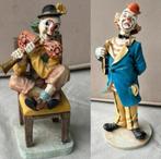 Twee porseleinen Clown Beeldjes van de Leonardo Collection, Ophalen of Verzenden, Zo goed als nieuw, Mens