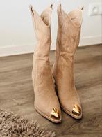 Beige Cowboy laarzen, Kleding | Dames, Schoenen, Hoge laarzen, Beige, Zalando, Nieuw