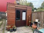 Schuur garage met dubbele deur en raam, Ophalen, Zo goed als nieuw, Schuur, Zonder ramen
