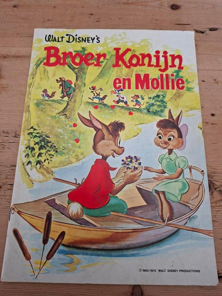 Broer Konijn en Mollie - Walt Disney stripboek, Boeken, Stripboeken, Gelezen, Eén stripboek, Ophalen of Verzenden