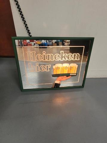 Heineken lichtbord 60cm lang x 45cm breed x 11diep beschikbaar voor biedingen