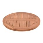 tafelblad teak hout rond 60 cm en 3 cm dik, Info@edvonline.nl, Nieuw, Ophalen of Verzenden, Inductorstraat 9b Veenendaal