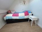 Ikea Brimnes bed, nauwelijks gebruikt, Ophalen, Tweepersoons, Zo goed als nieuw, 80 cm