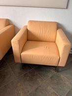 Artiforte mare fauteuil beige en rood, Huis en Inrichting, Fauteuils, Ophalen, Zo goed als nieuw
