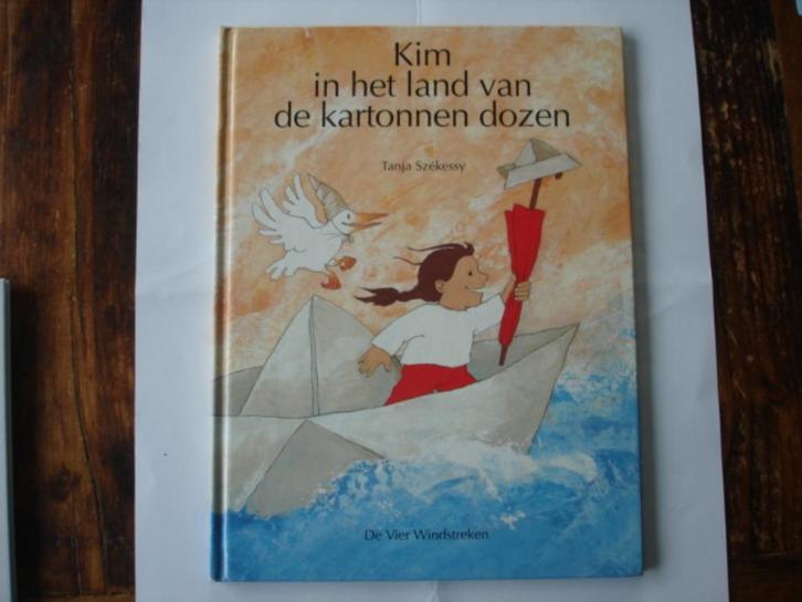 kleuter.06(7145) kim in het land van de kartonnen dozen, Boeken, Kinderboeken | Kleuters, Zo goed als nieuw, Fictie algemeen, Ophalen of Verzenden