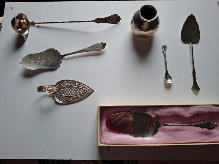 Zilveren Tafelzilver, .833, 340 gram, 1850-1950, Antiek en Kunst, Antiek | Bestek, Ophalen of Verzenden