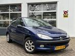 Peugeot 206 1.6 XT 5-deurs/ Trekhaak/ cpv/ elektr.ramen/spie, Auto's, Voorwielaandrijving, Stof, Zwart, Blauw