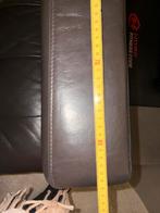 Bruin lederen hoekbank van Ikea, Huis en Inrichting, Ophalen, 250 tot 300 cm, Gebruikt, Hoekbank