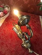 Grote wandlamp antiek barok messing brons antiek kandelaar, Huis en Inrichting, Ophalen of Verzenden, Gebruikt, Overige materialen