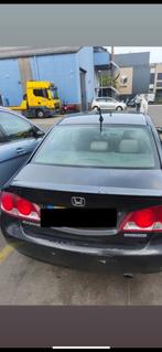 Honda Civic hybrid met schade, Auto's, Automaat, Zwart, Sedan, Te koop