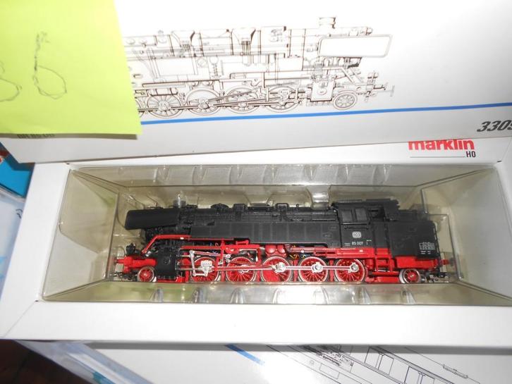 Märklin 3309 Tenderlocomotief Br 85, Telex en digitaal, Hobby en Vrije tijd, Modeltreinen | H0, Zo goed als nieuw, Locomotief