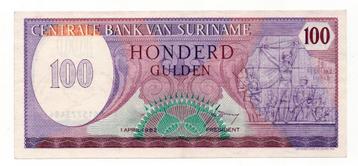 Suriname 100 gulden 1982 - 054 beschikbaar voor biedingen