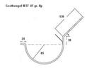 Gootbeugels voor een zinken dakgoot (Mastgoot) M37, Nieuw, Ophalen of Verzenden, Dakgoot, Zink