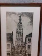 Roger Hebbelinck - Grote Kerk Breda - Ets, Antiek en Kunst, Ophalen of Verzenden