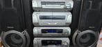technics stereo toren met afstandbediening met boxen, Gebruikt, Tuner of Radio, Microset, Ophalen