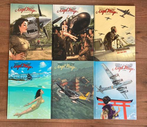 Romain Hugault & Yann - Angel Wings deel 1-6 HC stripboeken, Boeken, Stripboeken, Zo goed als nieuw, Complete serie of reeks, Verzenden